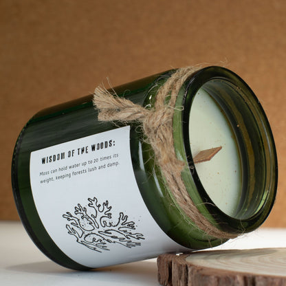 Greenman Woodwick Sojakerze - Moos und Nebel