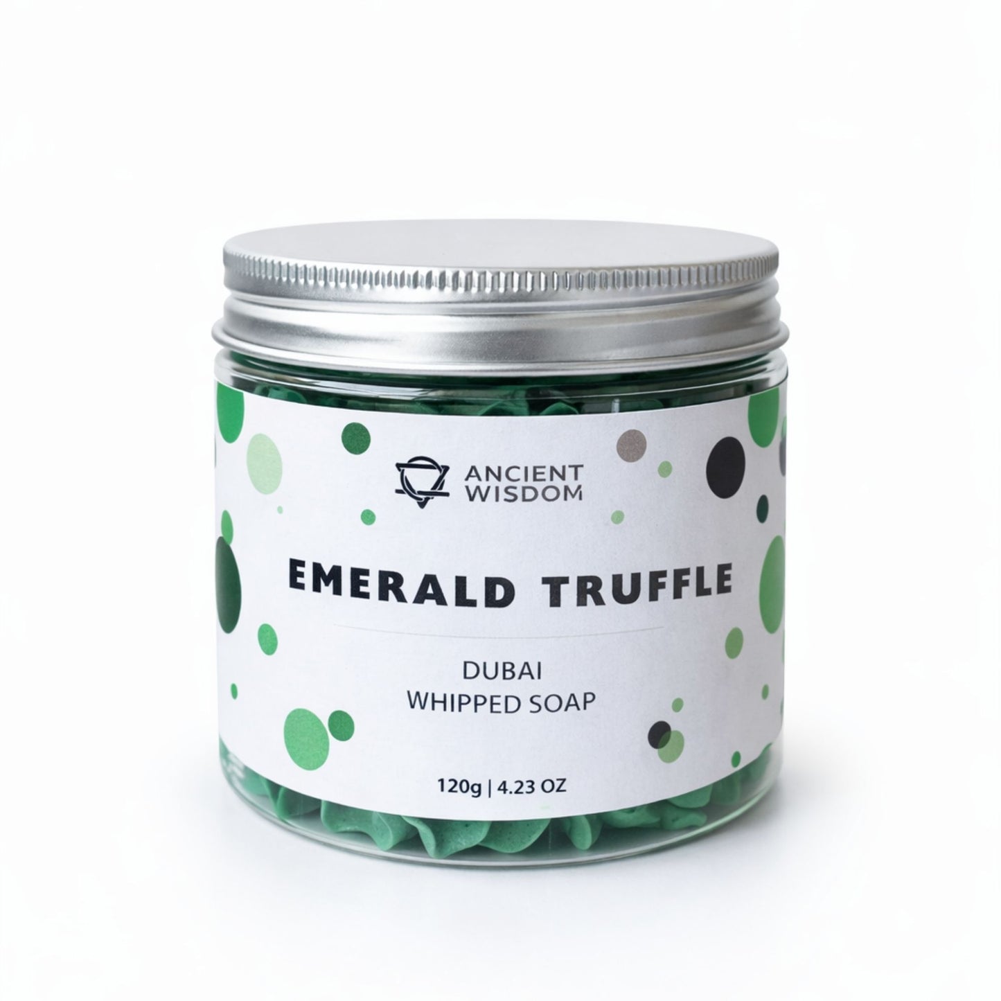 Jabón de crema batida de Dubái - Trufa Esmeralda 120 g