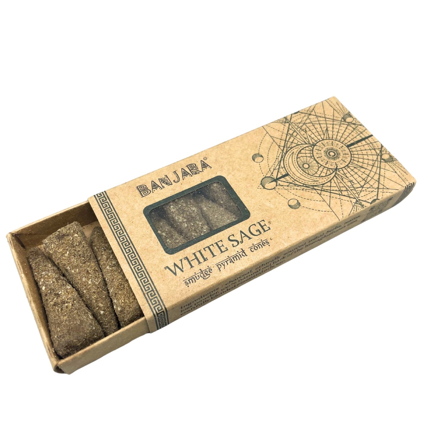 Banjara Räucherpyramidenkegel - Weißer Weizen