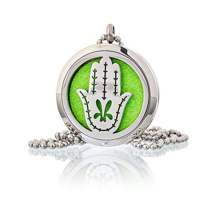Collar Difusor Aromaterapia Mano Fátima 30mm