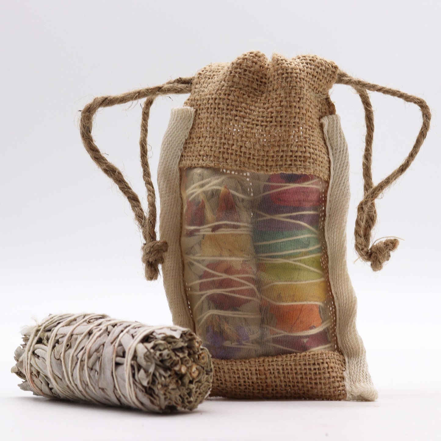 Bolsa Pequeña Yute Lavada 10x15cm