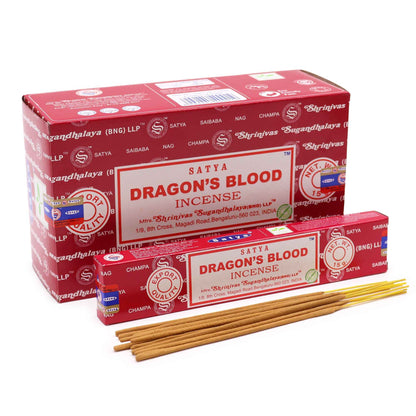Varillas de Incienso Satya 15gm - Sangre de dragón