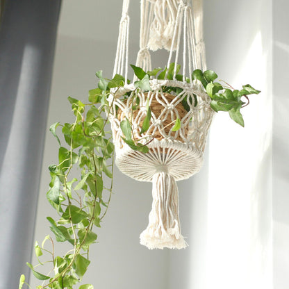 Macetero Macramé Doble