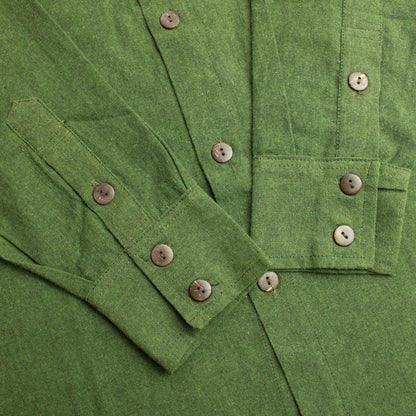 Nomad Sari Kathmandu Shirt - Verde Bosque - Mediano