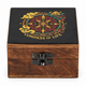 Pequeña caja esmaltada - Brújula de la vida