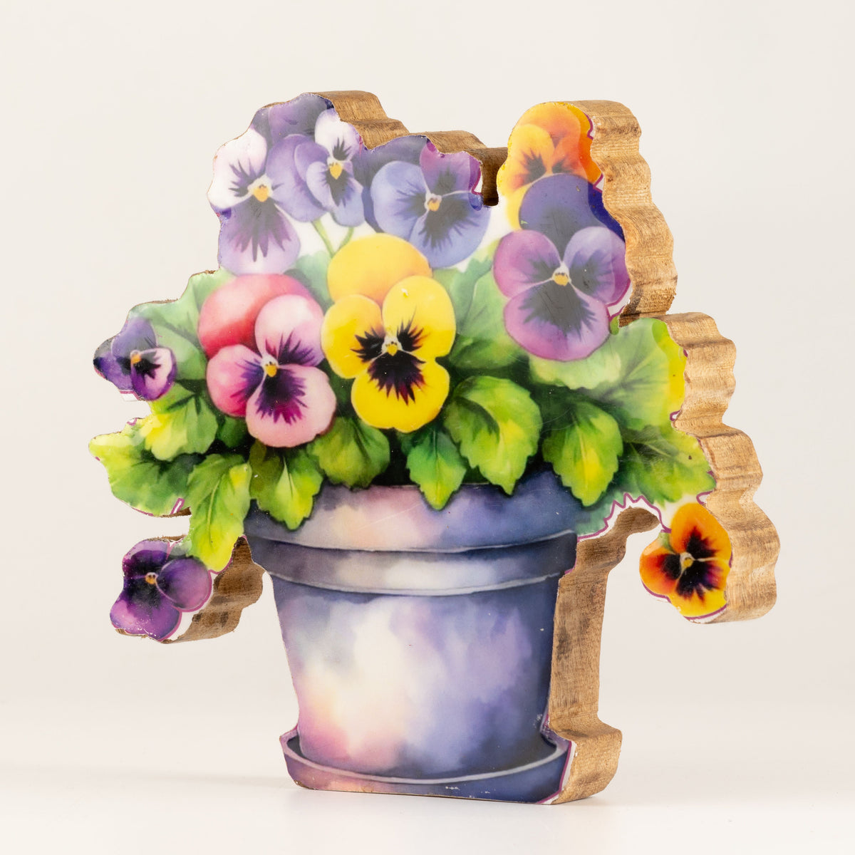 Plantas decorativas de madera - Pensamiento mediano