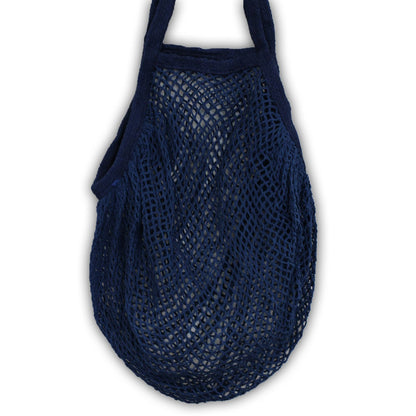 Bolsa de Malla de Algodón Puro - Denim
