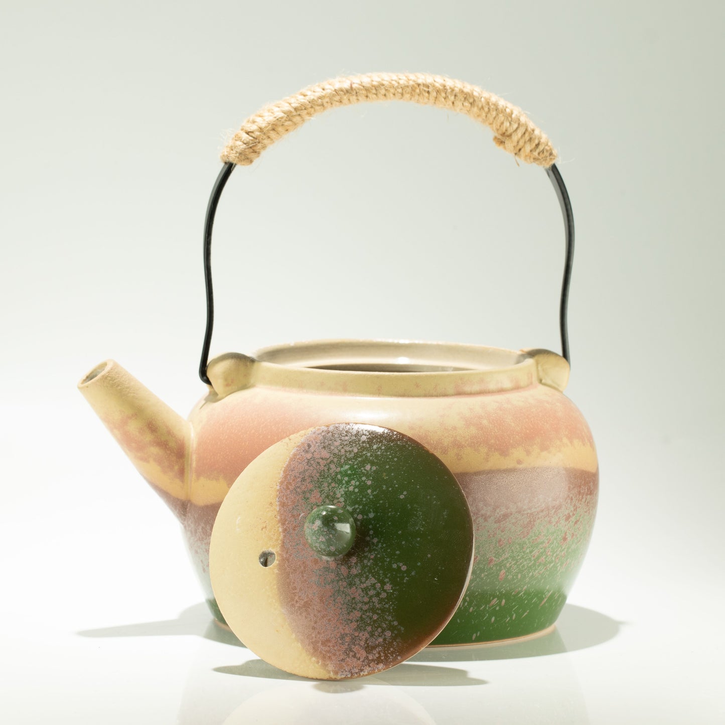 Juego de té de estilo kyusu japonés - para té verde - cuatro tazas