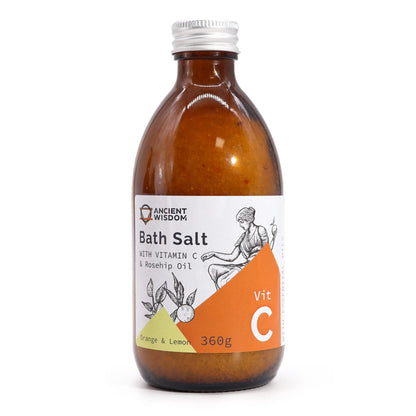 Sel de bain à la vitamine C
