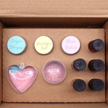 Kit de bombas de baño: limonada rosa y explosión de cítricos