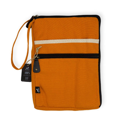 Grande housse en toile pour ordinateur portable - Orange