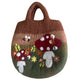 Sac de jardin en feutre pour champignons - 35 x 27 cm