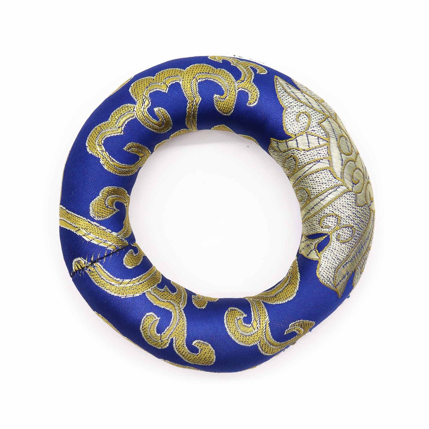 Coussin cerceau de 10 cm (pour bol chantant tibétain de 12 à 14 cm) - Bleu