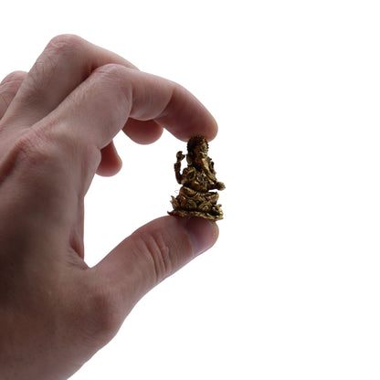 Miniaturgötter aus Messing - Ganesha (12 g) - 30 mm