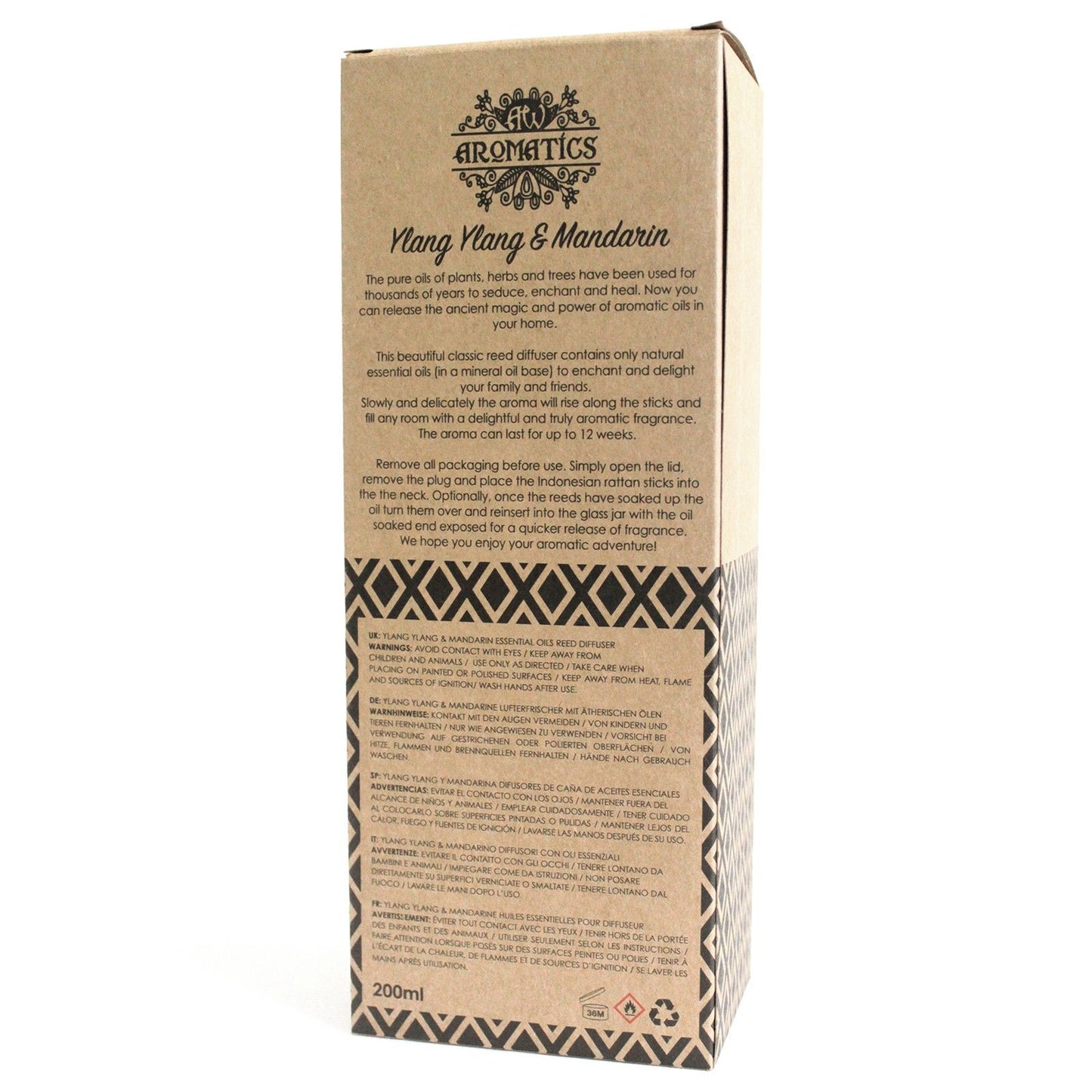 Difusor de Varillas Ylang Ylang y Mandarina