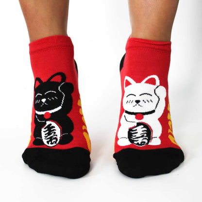 Calcetines bajos de bambú Hop Hare M/L (41-46) - Lucky Cat