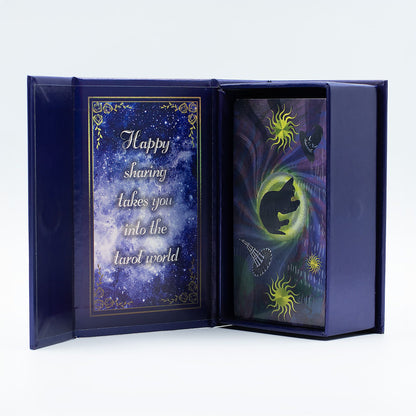 Tarotkartenset mit violetter Folie – Das Hexen-Tarot – mit Begleitheft