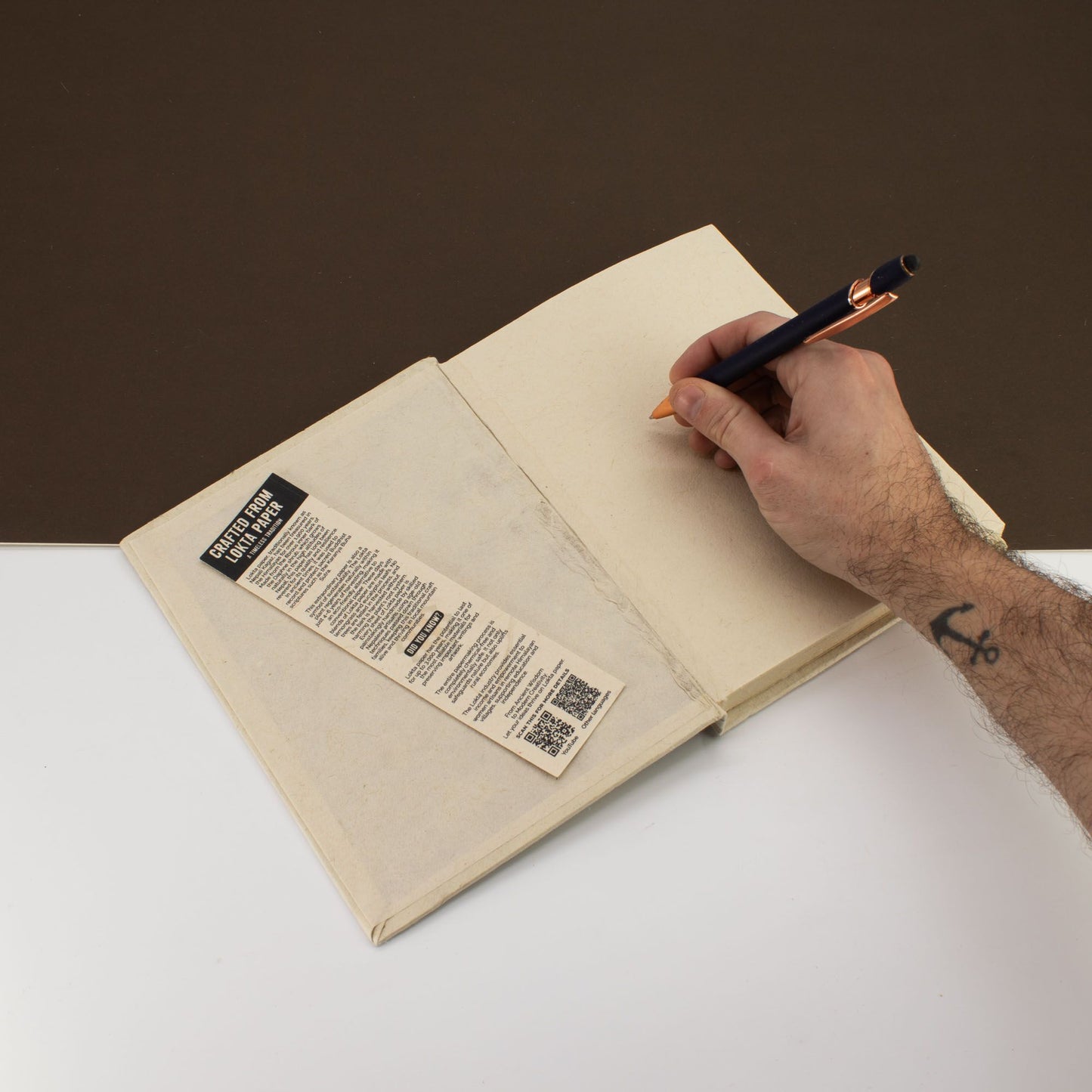 Grand carnet Lokta - Chaque sommet - Comprend un marque-page