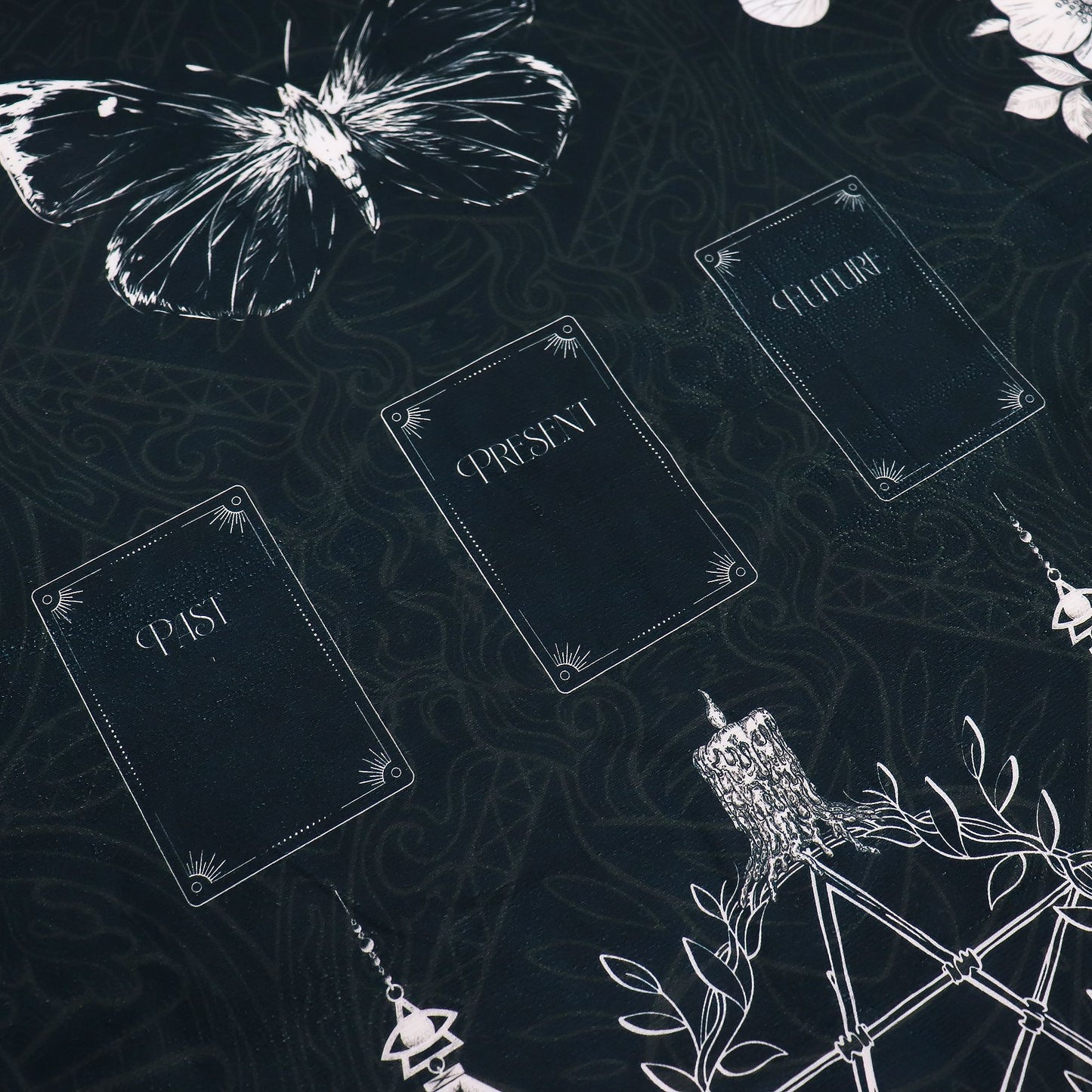 Tarot-Lesetischdecke – Alte Hexe