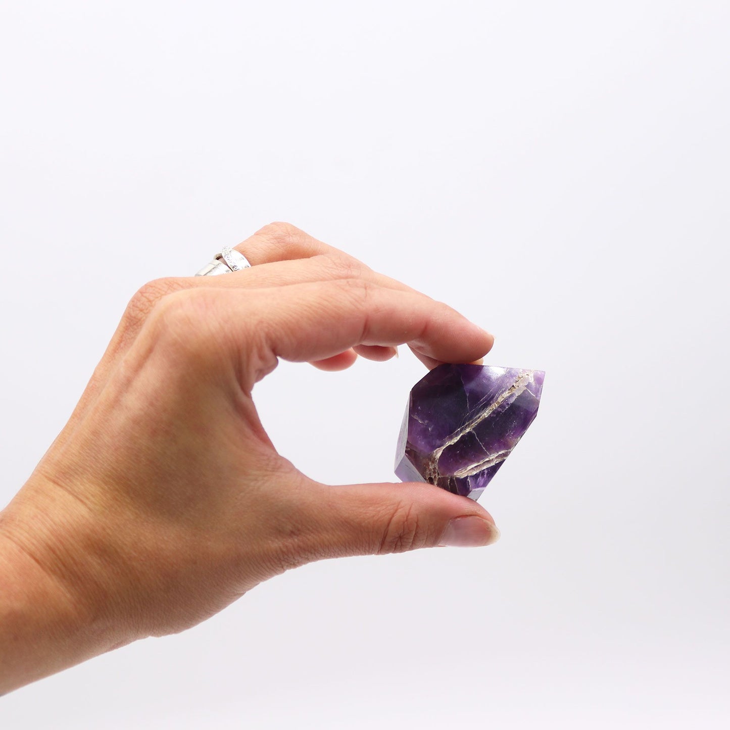 Edelsteinspitzen ca. 6 cm (0,5 kg) - Afrikanischer Amethyst