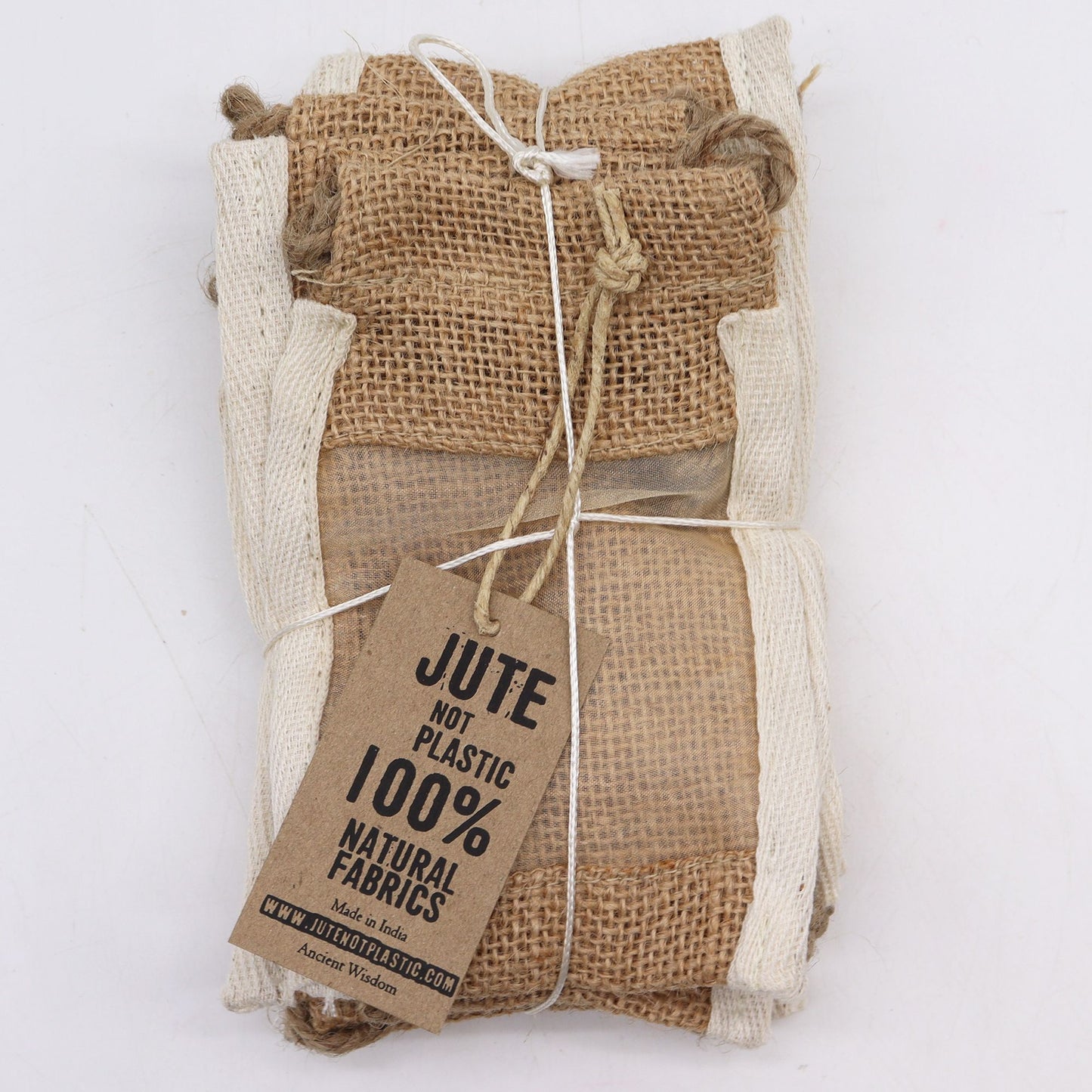 Bolsa Pequeña Yute Lavada 10x15cm