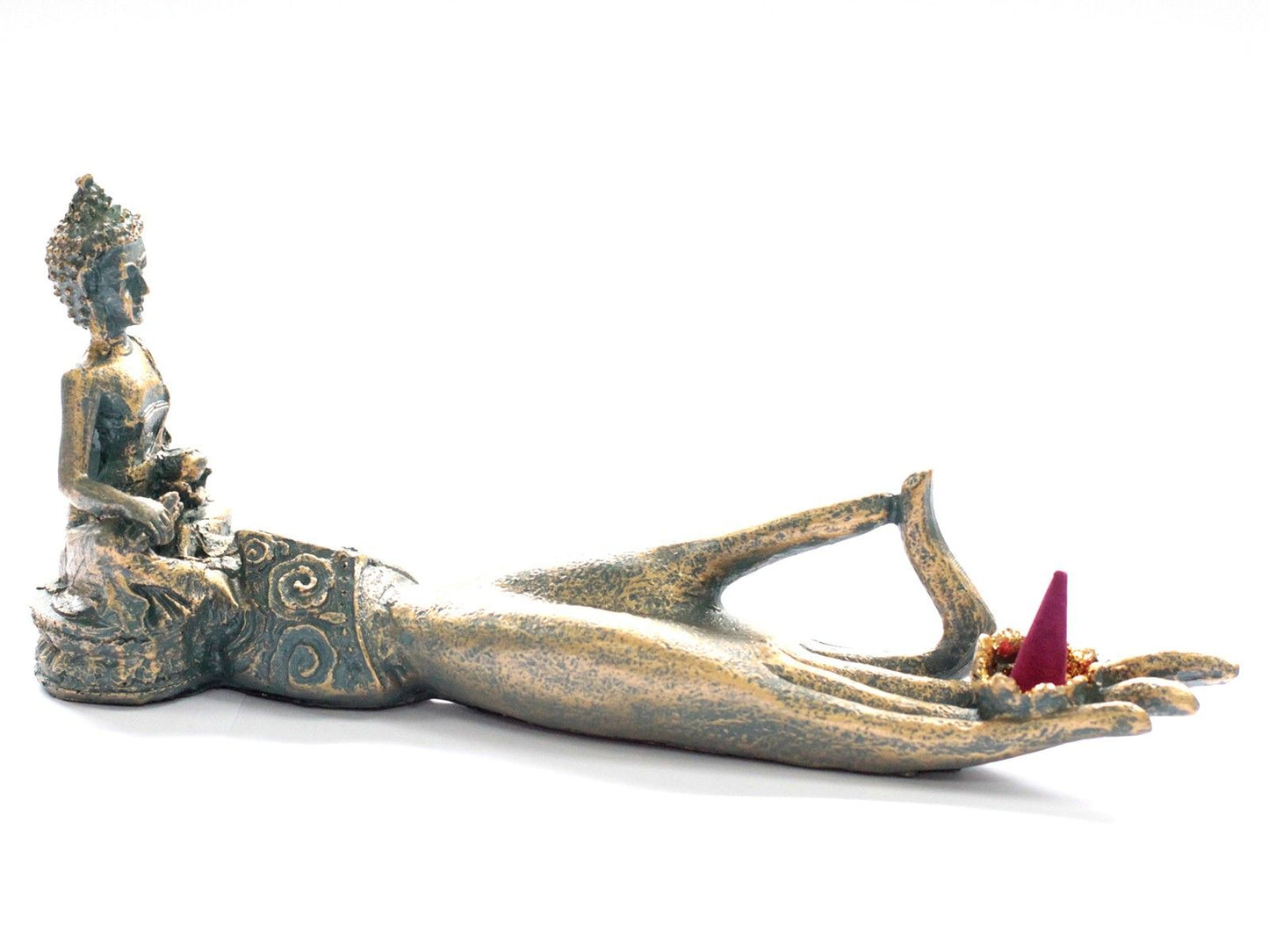 Antiker Buddha - Hand-Räuchergefäß