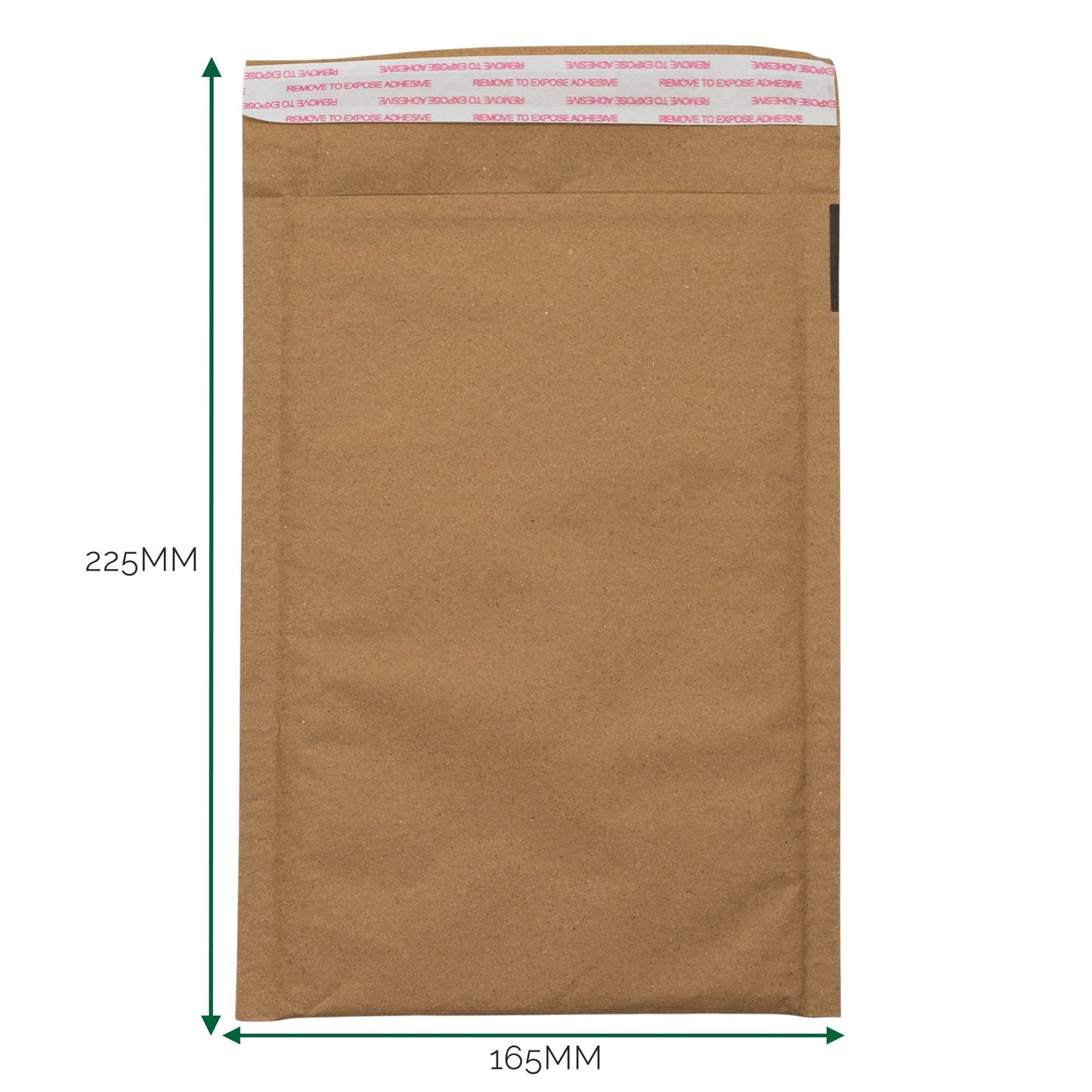 Sobre acolchado de papel kraft con panal (165x225+40mm)