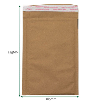 Sobre acolchado de papel kraft con panal (165x225+40mm)