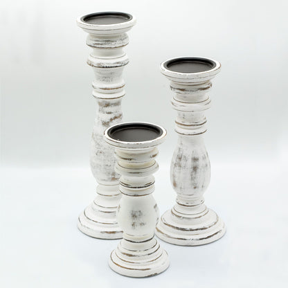 Candelabro clásico - Blanco - 373x10cm - Grande