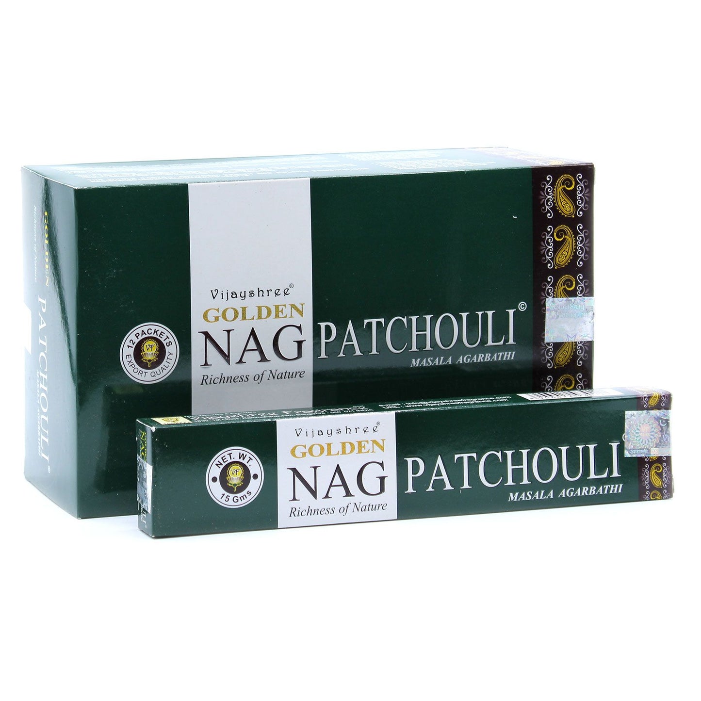 15g Encens Golden Nag - Patchouli