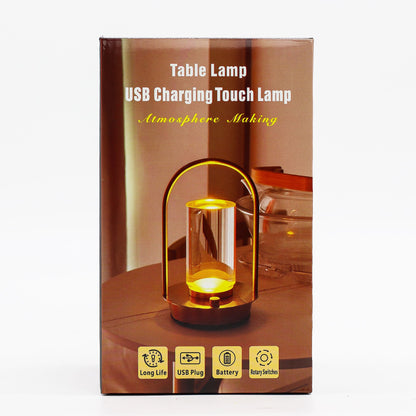 Touch-Lampe – Glas-Taschenlampe – USB (C) – wiederaufladbar (2000 Watt)