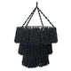 Araña de macramé suave - Negro