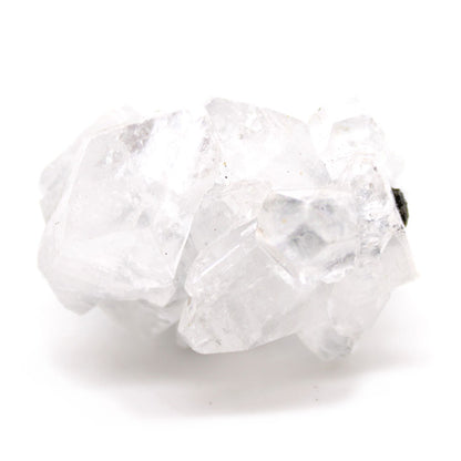 Amas d'apophyllite blanche de 20 à 30 mm