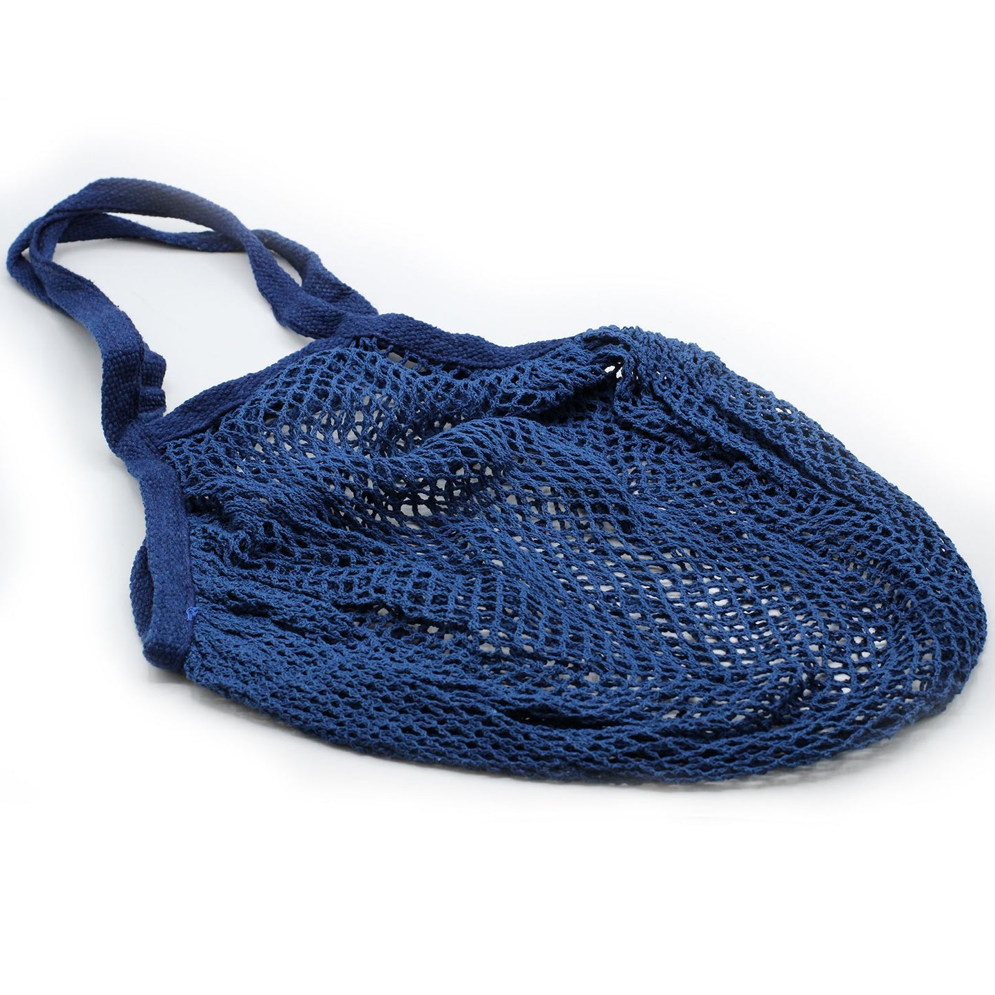 Bolsa de Malla de Algodón Puro - Denim