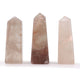 Obélisques en pierres précieuses d'environ 5 cm - Quartz fumé