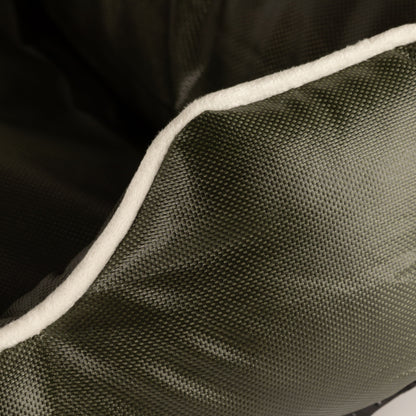 Cama PAW – Pequeña, verde caqui – 60 × 50 × 15 cm