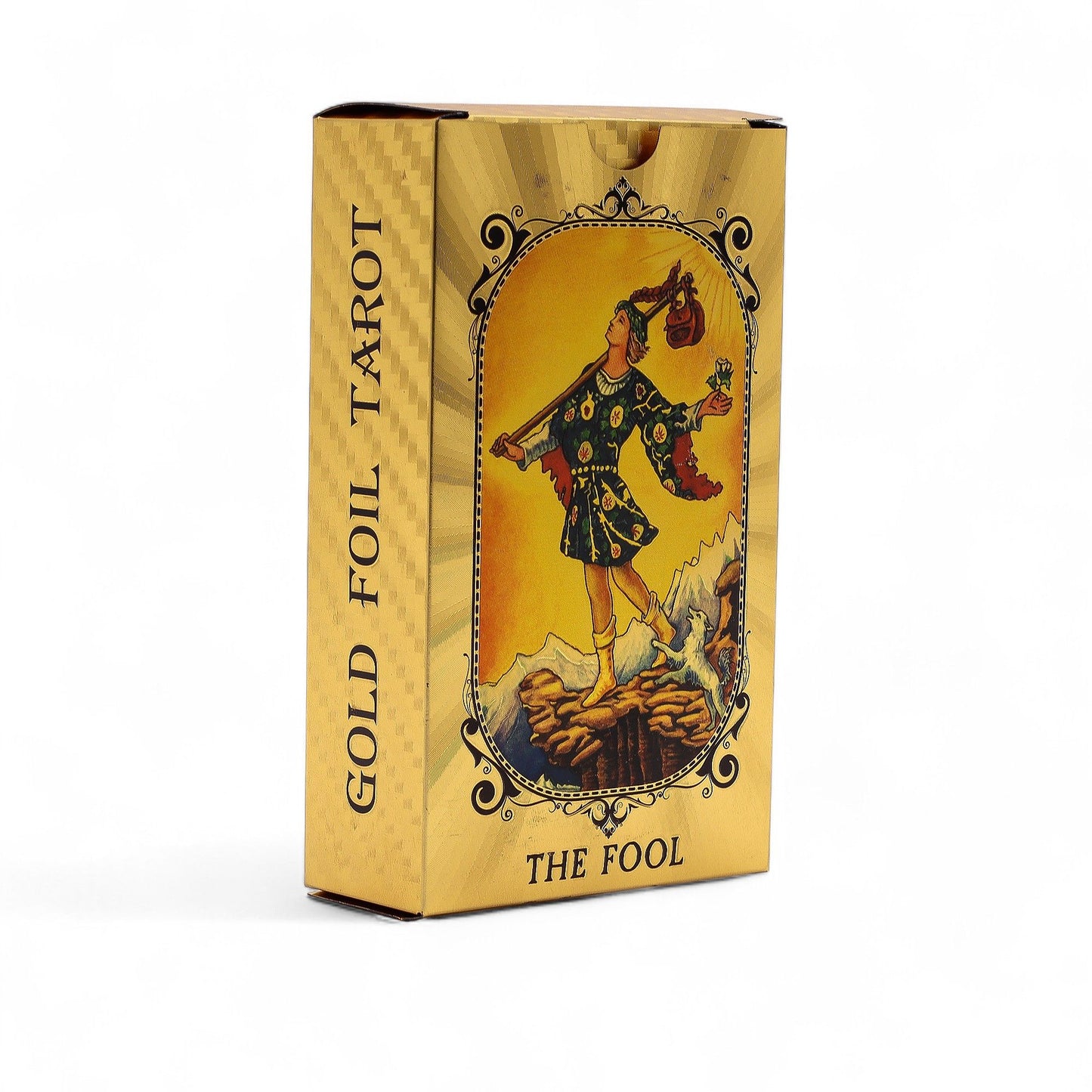 Jeu de cartes de tarot bleu et or - All-Seeing Eye - avec livret