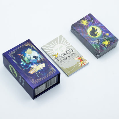 Tarotkartenset mit violetter Folie – Das Hexen-Tarot – mit Begleitheft