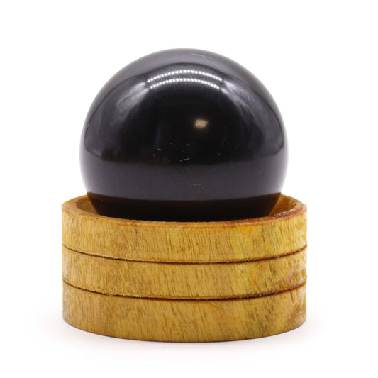 50 mm Turmalin-Kristallkugel mit Ständer