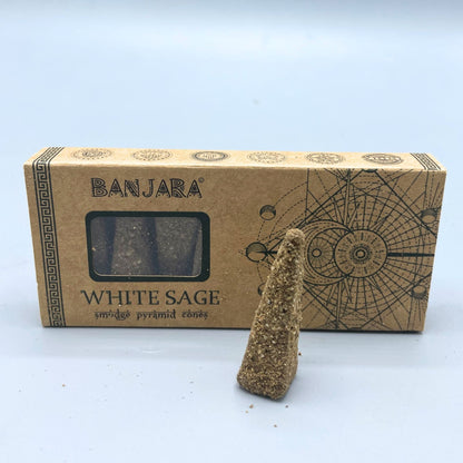 Banjara Räucherpyramidenkegel - Weißer Weizen