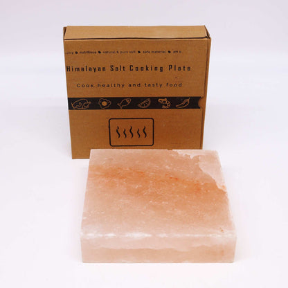 Himalaya-Salz-Kochplatte - Quadratisch - 20x20x5cm
