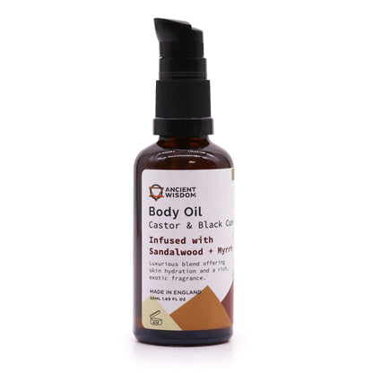 Bio-Körperöl 50 ml - Sandelholz und Myrrhe