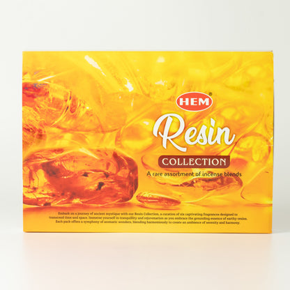 HEM Incienso hexagonal - Colección de resinas y recogecenizas (paquete surtido de 6)