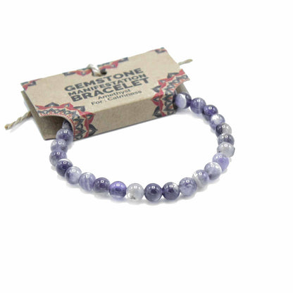 Bracelet Manifestation de Pierres Précieuses - Améthyste - Calme