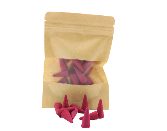 Geschenkpackung mit 25 Räucherkegeln – Opium