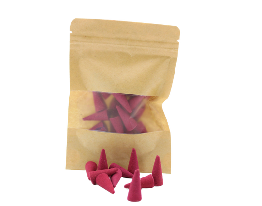 Geschenkpackung mit 25 Räucherkegeln – Opium