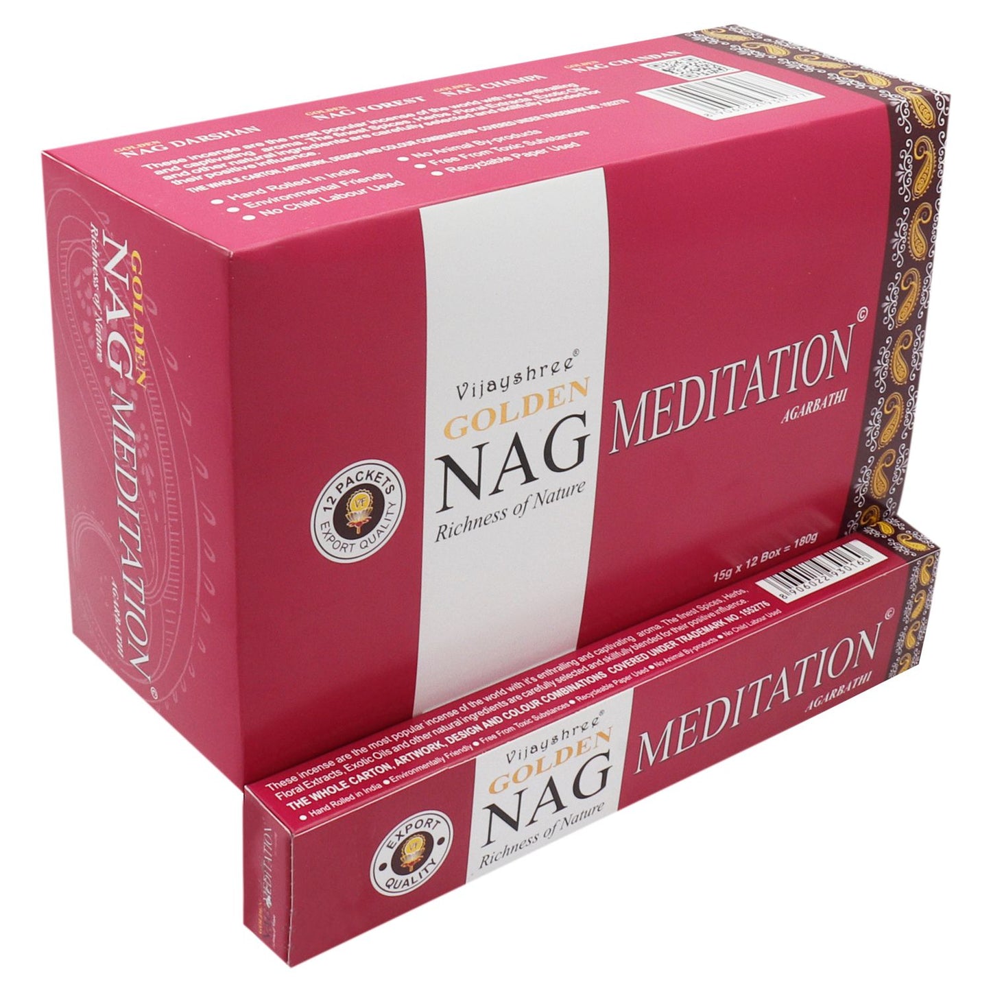 15g Incienso Dorado Nag - Meditación