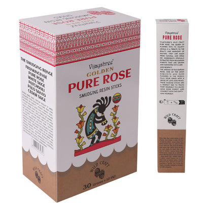 Varillas de resina para difuminar Doradas Rosa Pura de 30g (6 unidades)