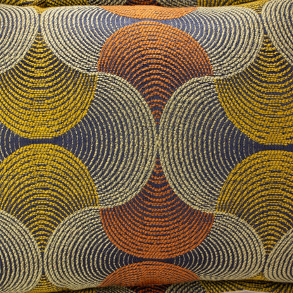 Funda de cojín clásica - Remolino urbano - 30x50 cm - Estilo de madera