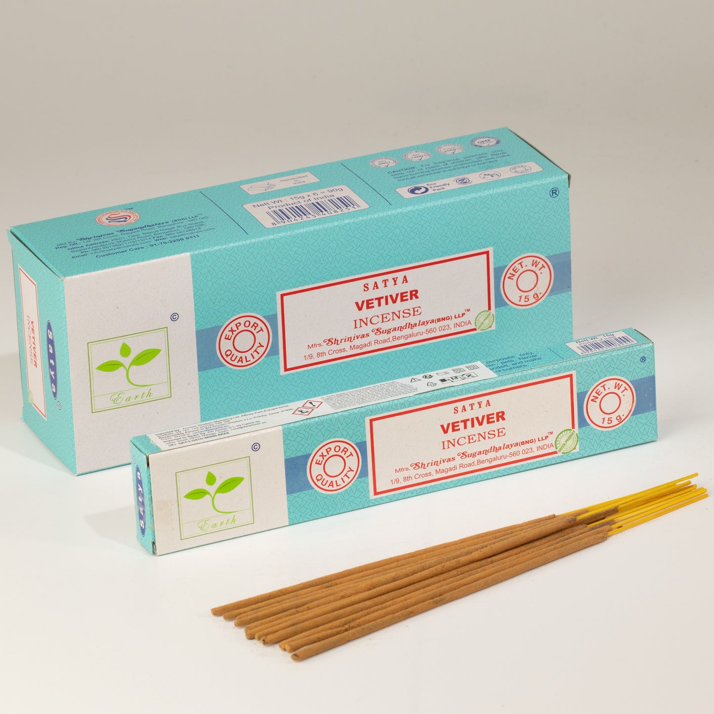 Inciensos Satya 15 g - vetiver